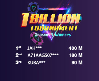 1 Billion Tournament Season 13 Winners
